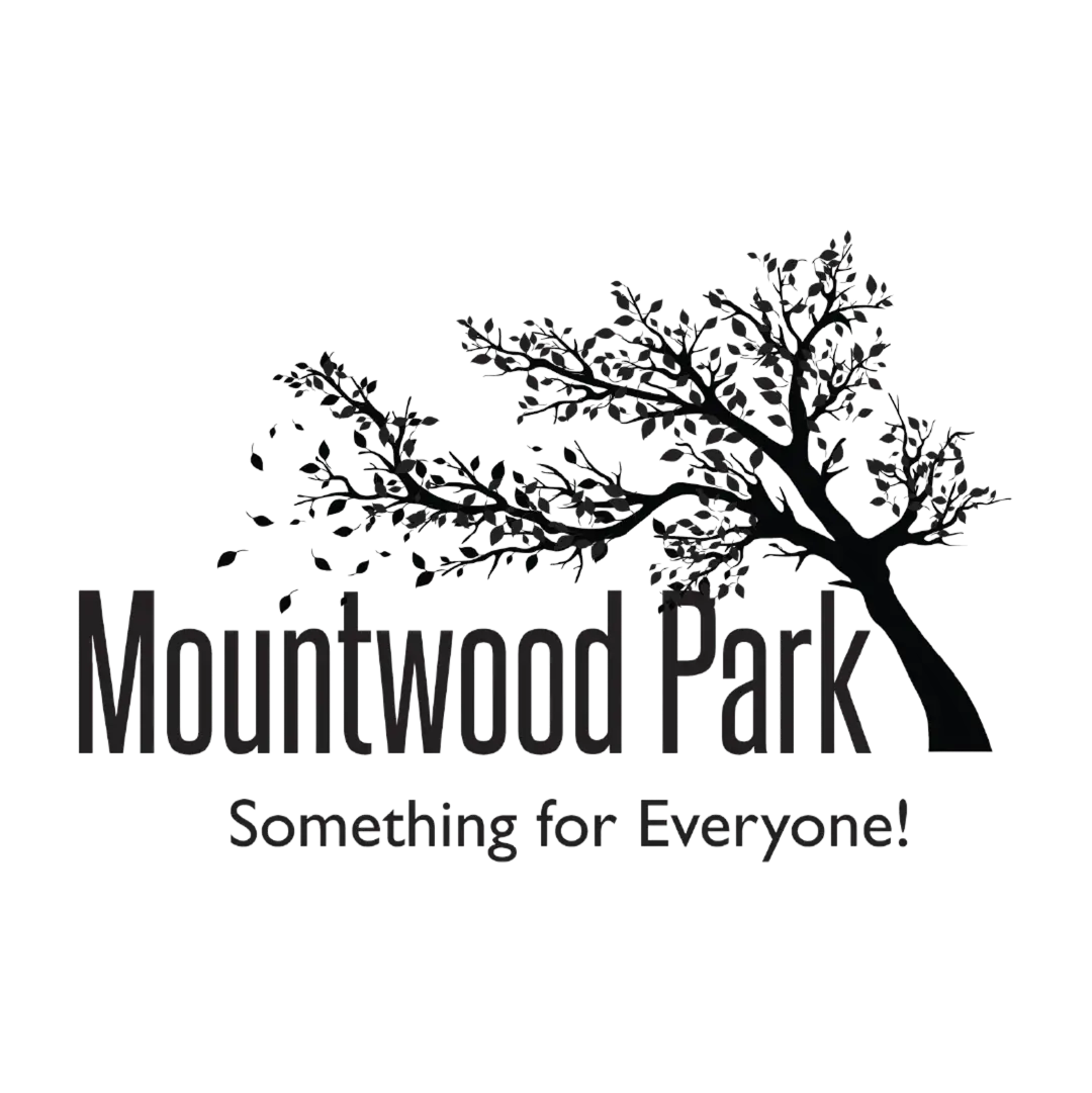 Mountwood Park logo with tagline something for everyone